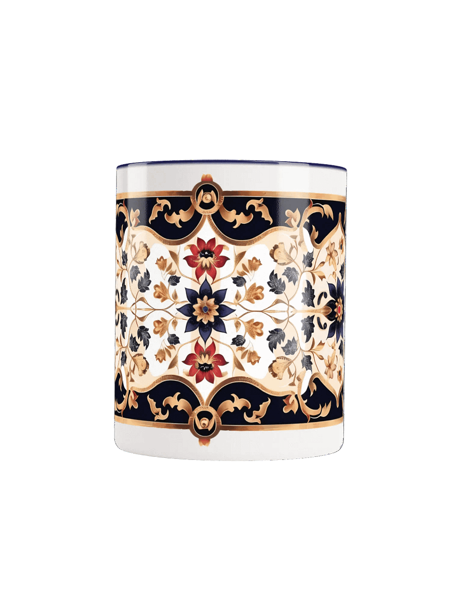 Intricate Floral Bliss Ceramic Mug product image (1)