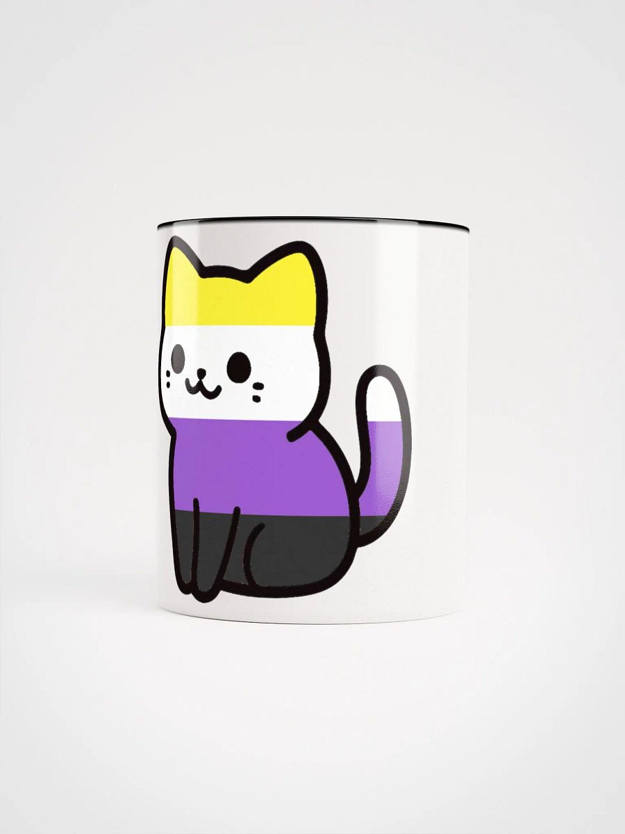 Nonbinary Pride Kitty Mug product image (61)