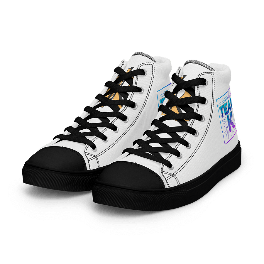 Team K V-11 Women's High Top Canvas Shoes product image (6)