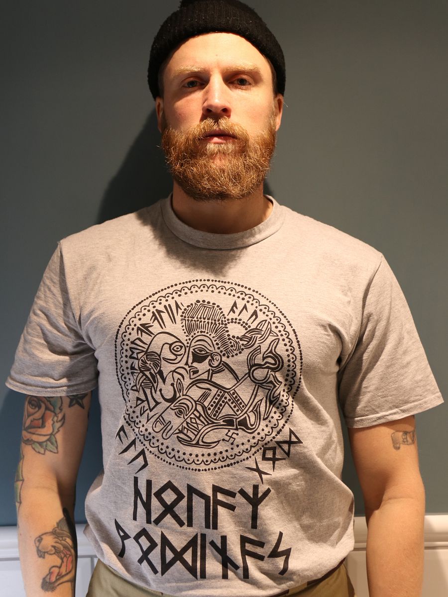 ODIN ALU GOD Bracteate shirt (black print) product image (45)