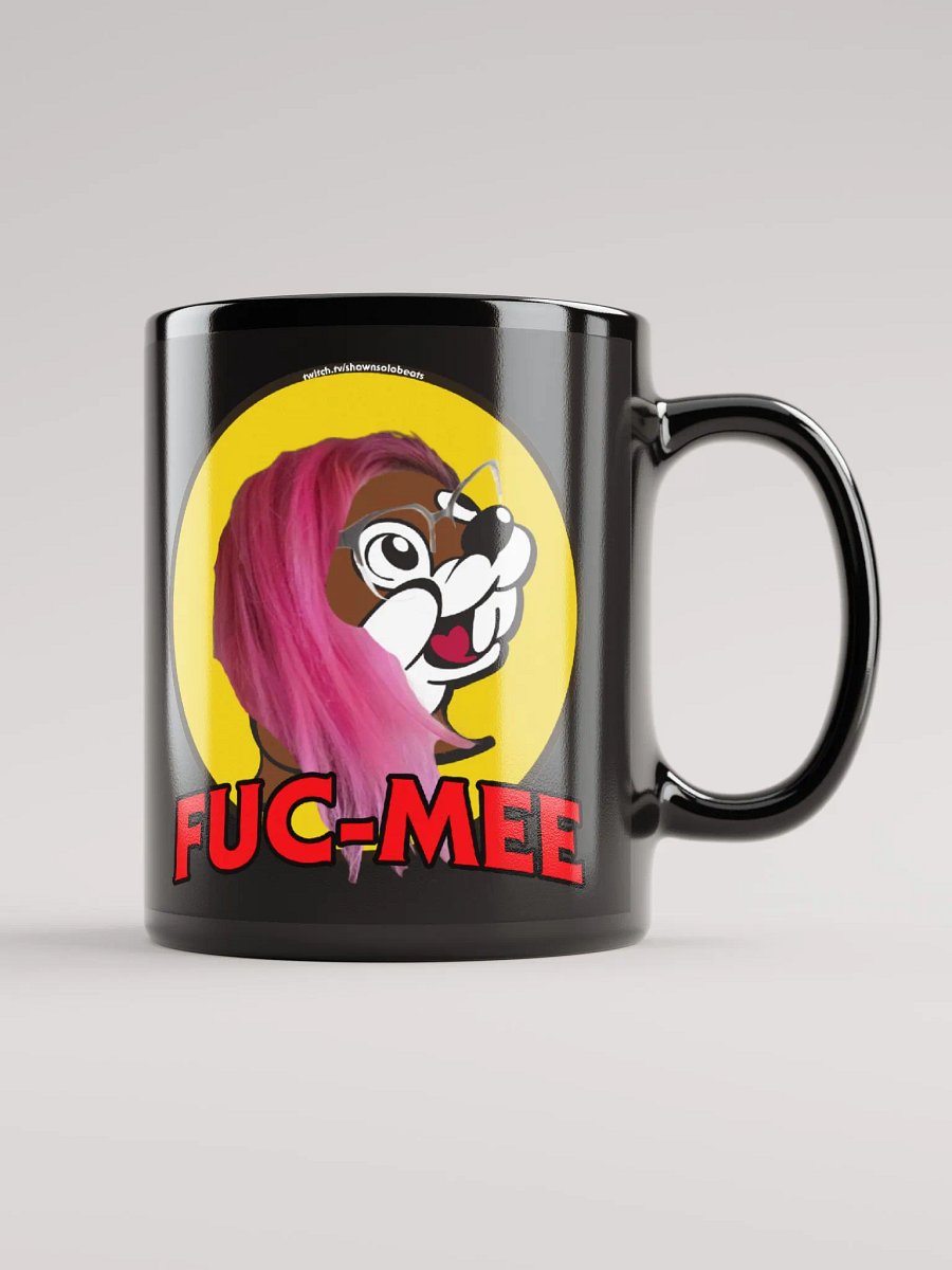 FUC-MEE Black Glossy Mug product image (1)