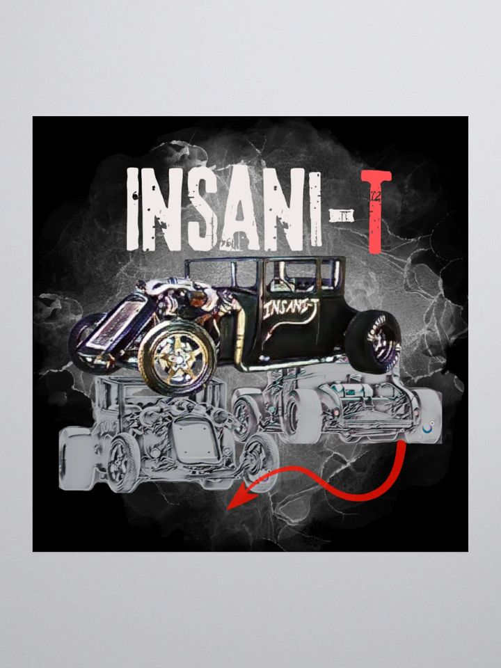 INSANI-T Hot Rod Sticker product image (1)
