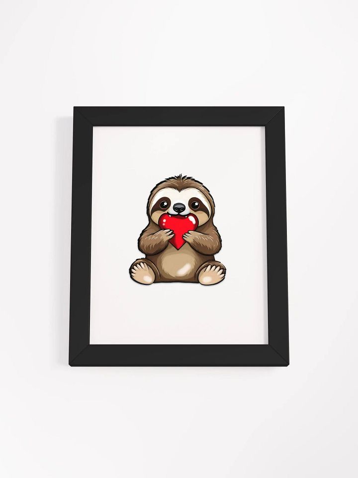 Sloth with a Heart Poster product image (3)