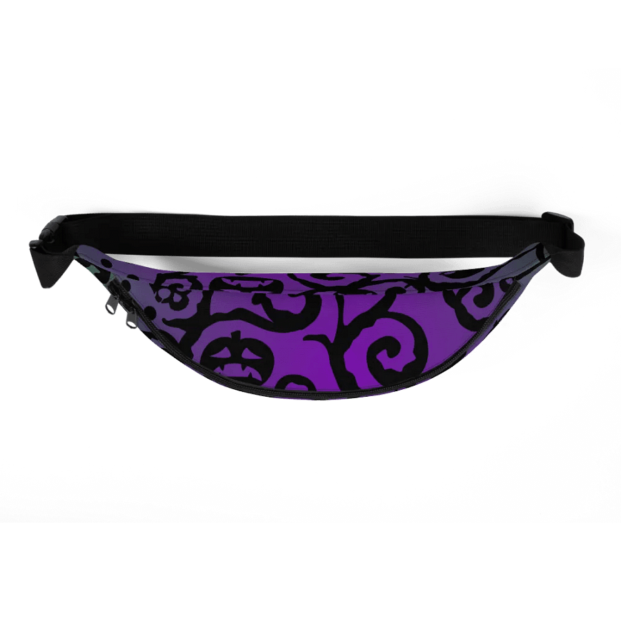 Green & Purple Scary Pumpkins Skull Fanny Pack product image (8)