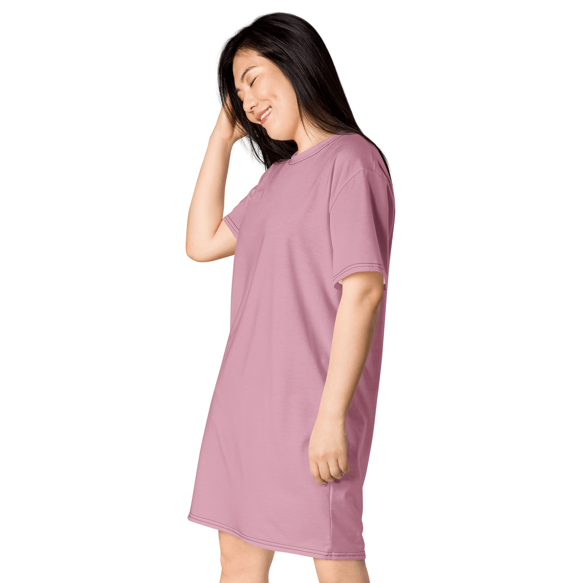 Oversized T-Shirt Dress - Warm Melanie, Sizes 2XS-6XL product image (3)