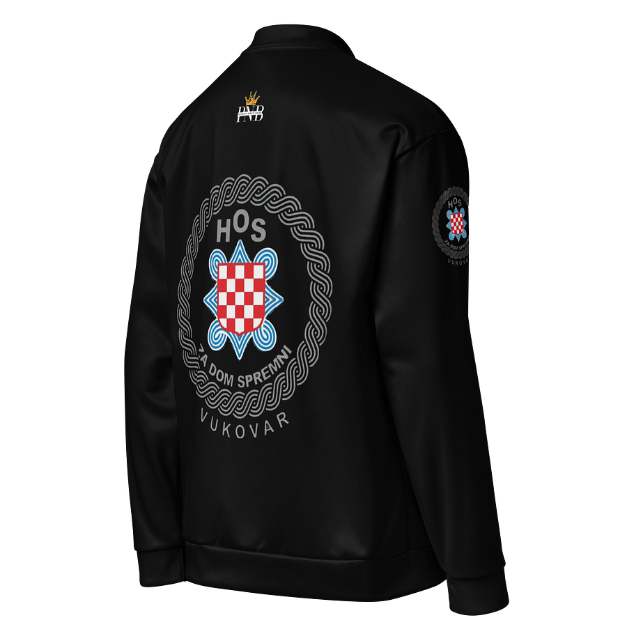 HOS Vukovar Za Dom Spremni Shield All-Over Print Bomber Jacket product image (4)