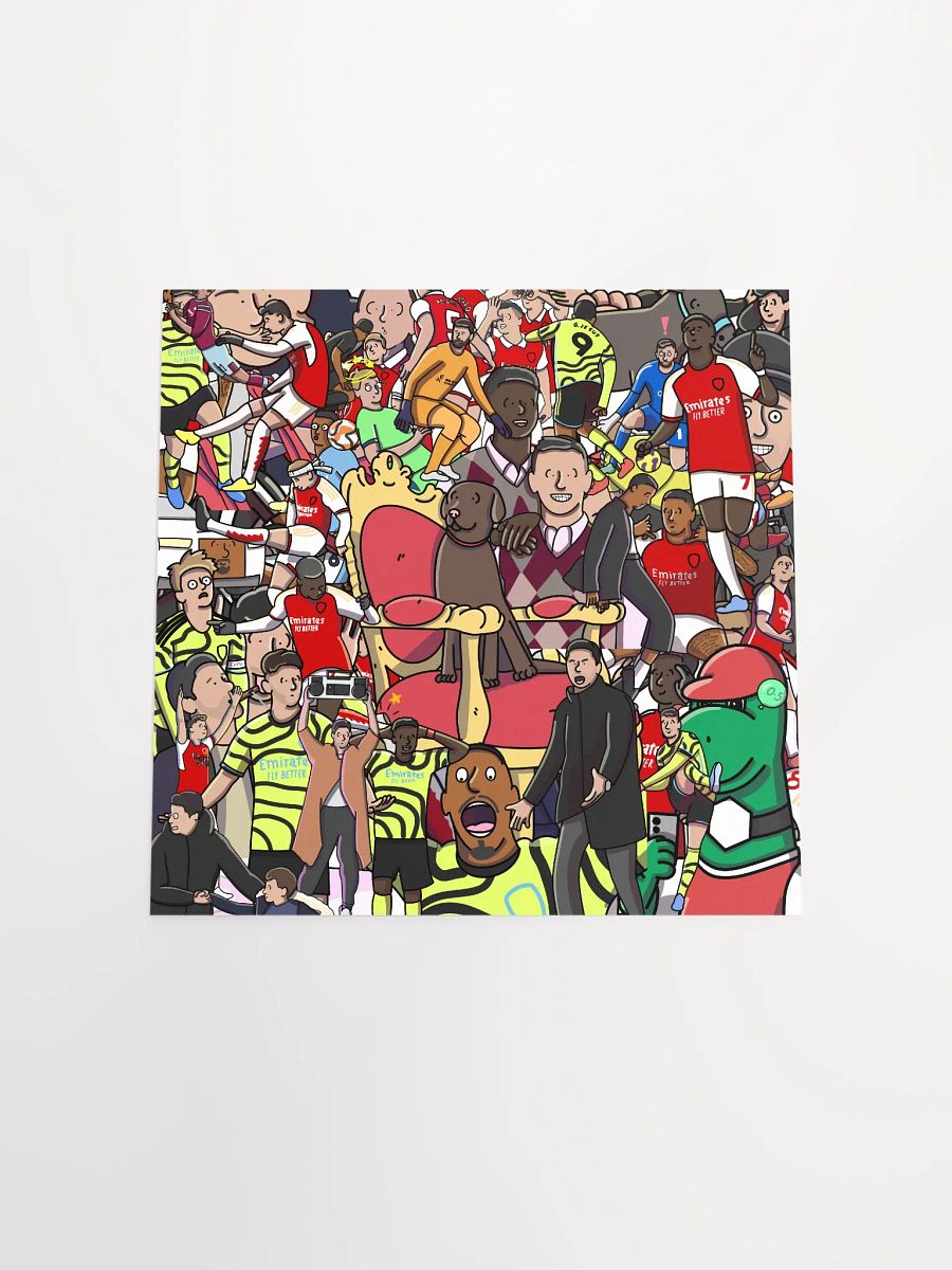 Poorly Drawn Arsenal Poster (Year 8) product image (4)