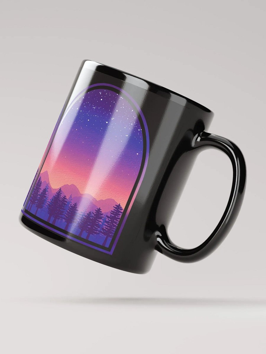 Lavender Sunset - Black Mug product image (4)