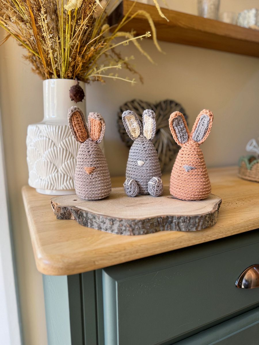 Crochet Bunny Pattern Pdf - Amigurumi Rabbit, Easter Egg Cozy, Home Decor and Toy - make with any yarn product image (9)