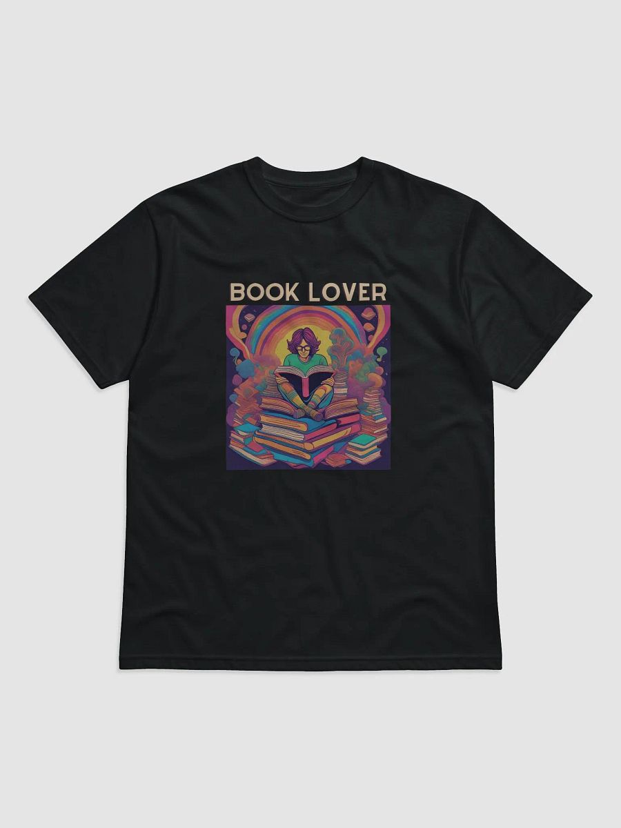 Book Lover Psychedelic Eco T-shirt product image (1)