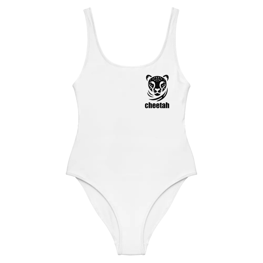 cheetah bodysuit white product image (1)