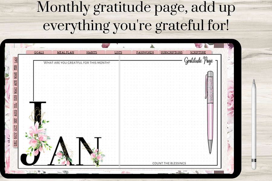 Goodnotes Digital Planning Journal | Clickable Links product image (10)