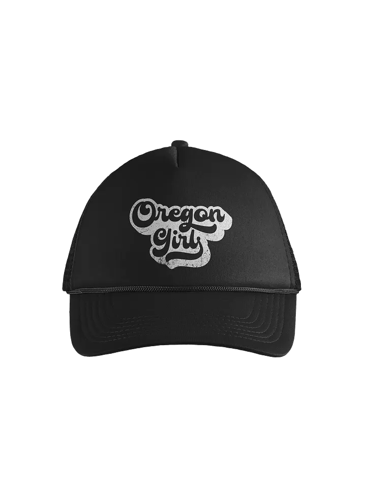 Oregon Girl with Swashes - Foam Trucker Hat product image (1)