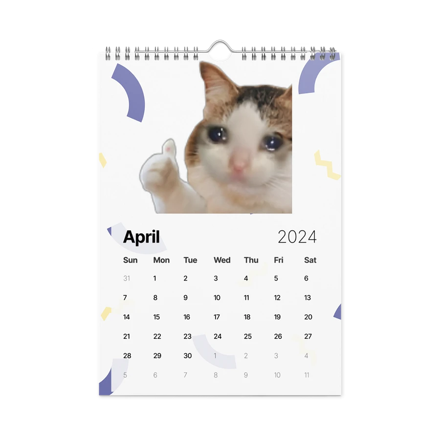 Wall Calendar (2024): Meme Cats product image (2)