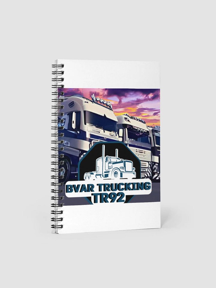 Vibrant Trucking Scene Spiral Notebook product image (1)