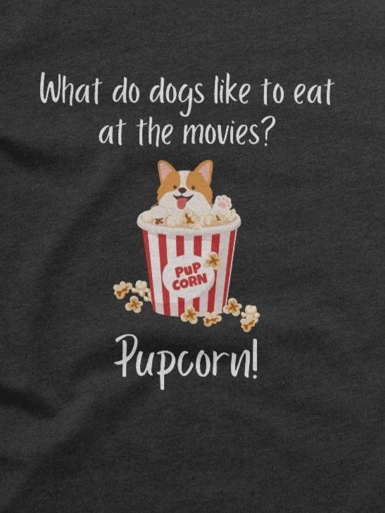 Pupcorn Tee - Black product image (2)