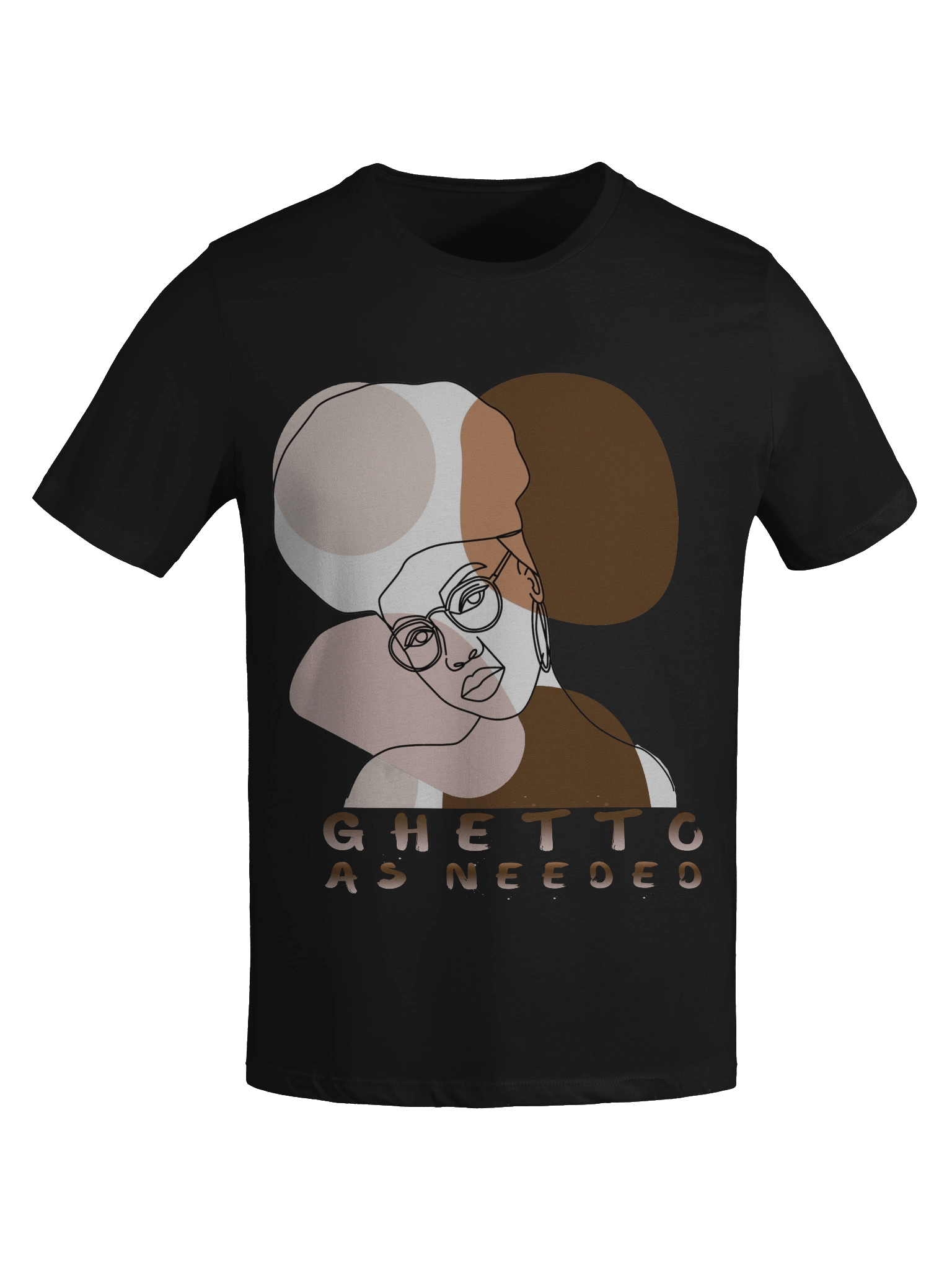 "Ghetto as Needed" Women's T-Shirt. Brainy and a bit edgy. product image (3)
