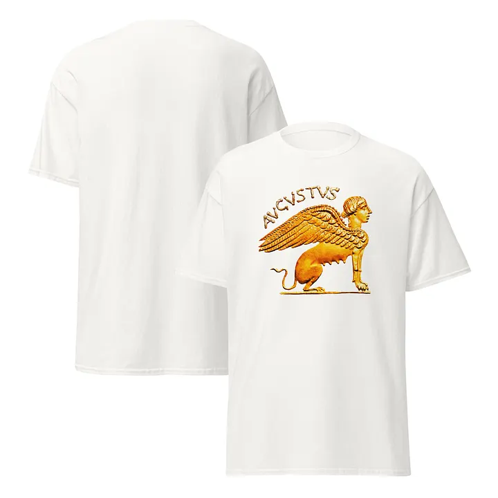 Augustus Octavian Sphinx Ancient Rome 27 BC, White T-Shirt product image (2)