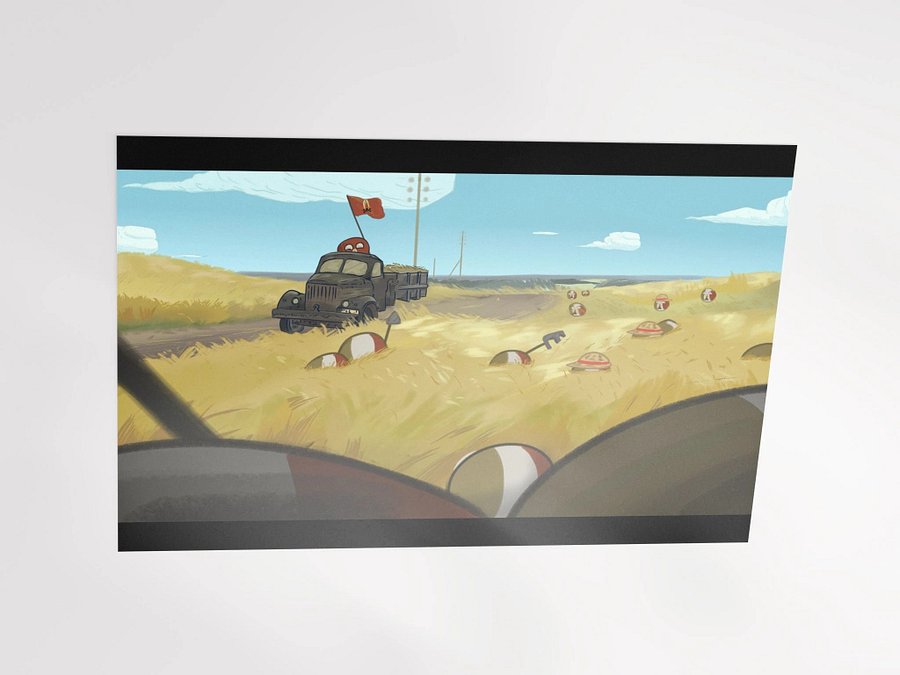Revolutionary Mexican Polandballs matte poster product image (3)
