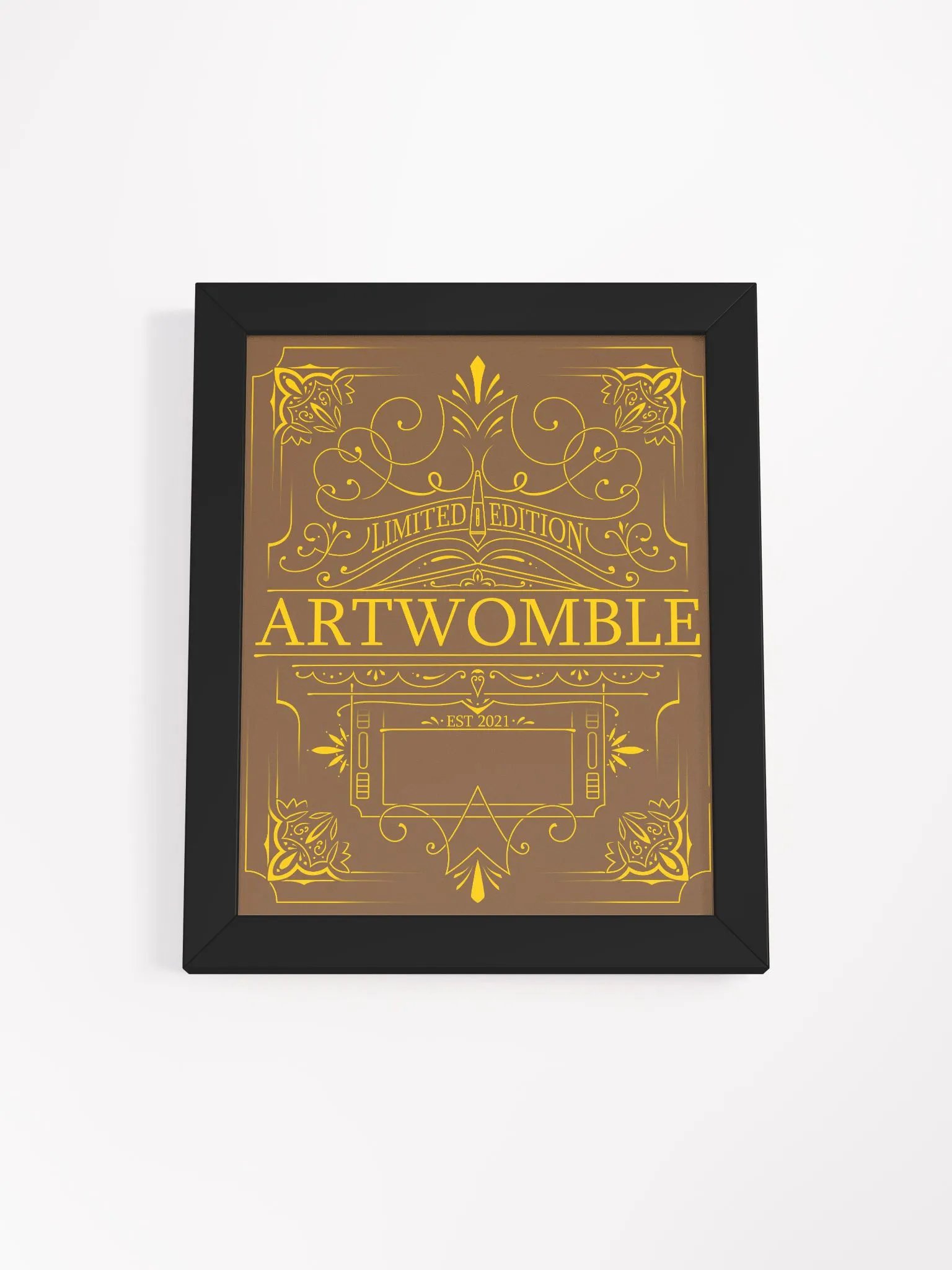 Artwomble Framed Print - Brown product image (2)