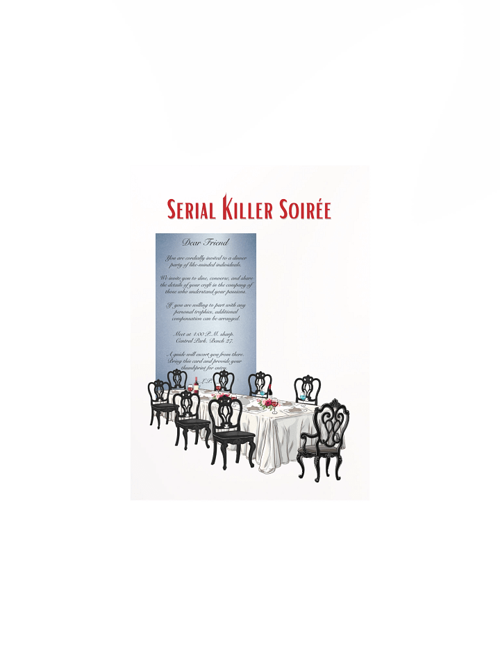 SERIAL KILLER SOIRÉE - POSTER product image (2)