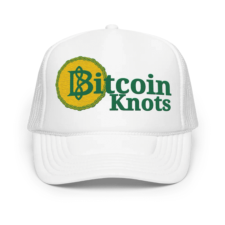 BITCOIN Knots White Hat product image (1)