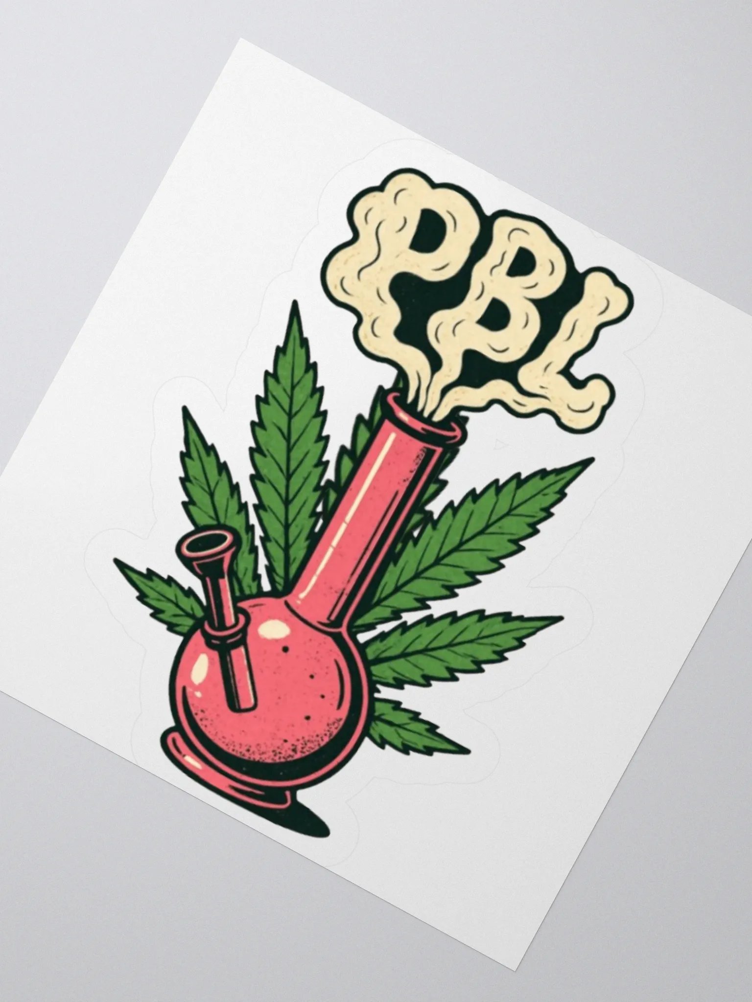 Pink Bong Ladies Sticker product image (4)
