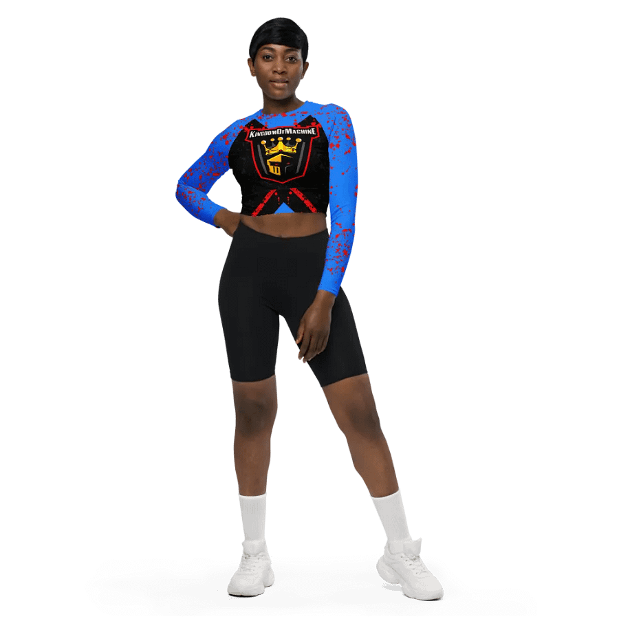 E-sport Long Sleeve allover crop top product image (9)