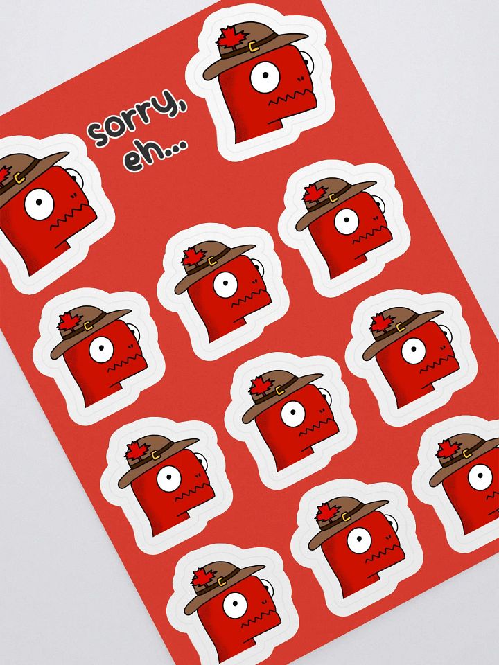 danisaurCanada Sticker Sheet product image (2)