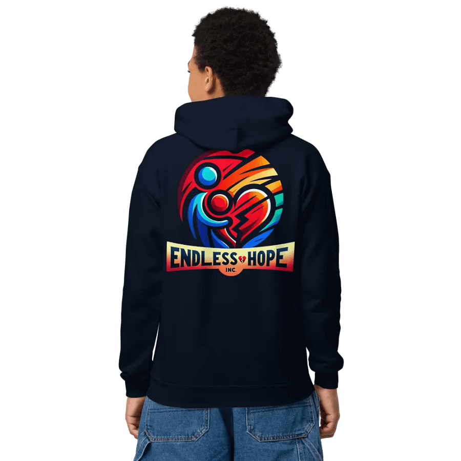 Endless Hope Inc. Youth Hoodie (Black Writing) product image (4)