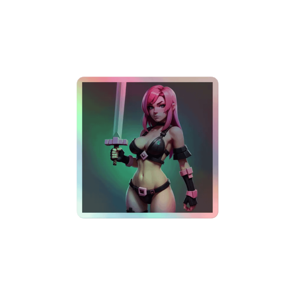 Holographic Warrior Princess Sticker Set product image (1)