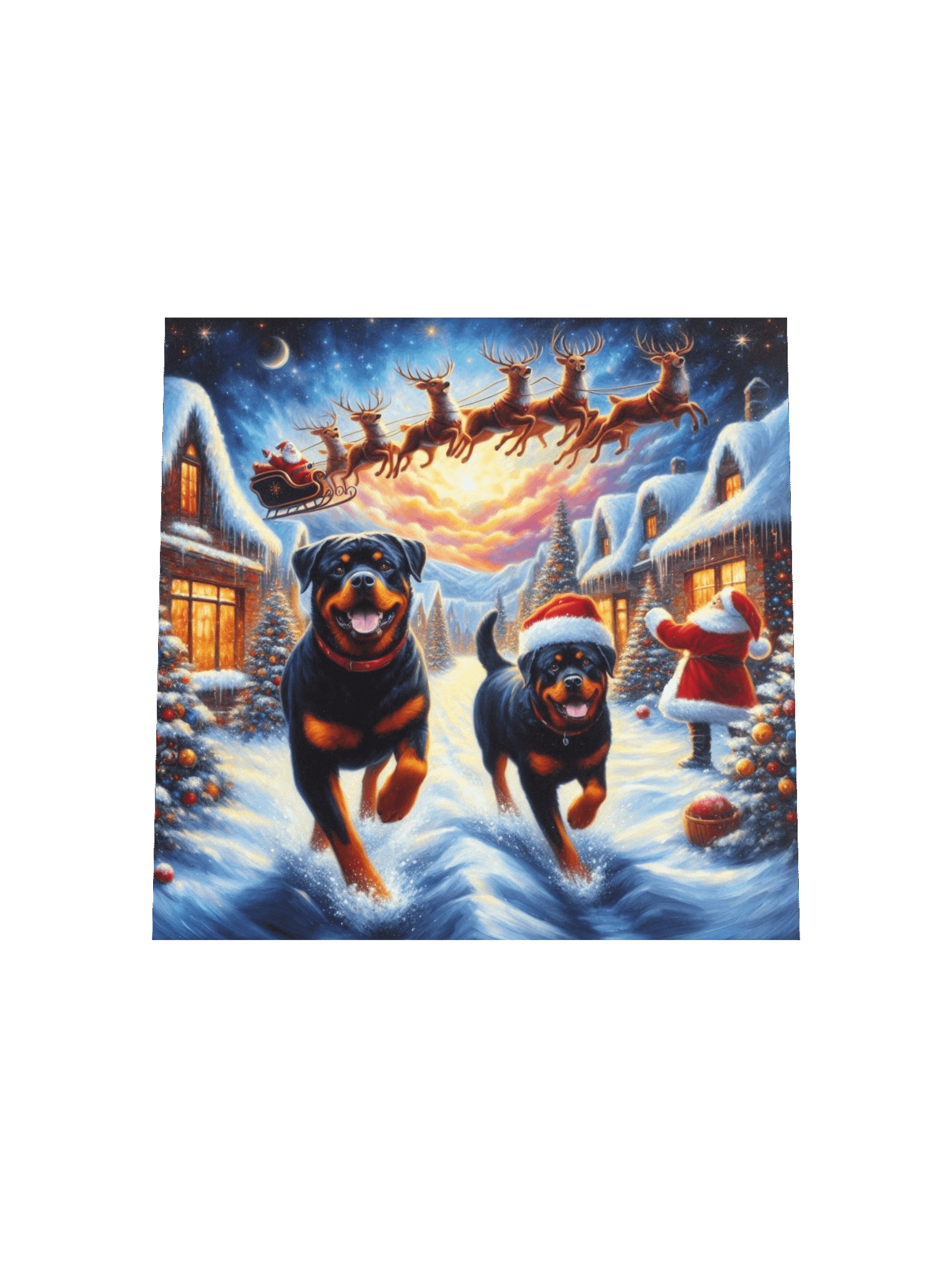 Christmas Magic Rottweiler Poster product image (16)