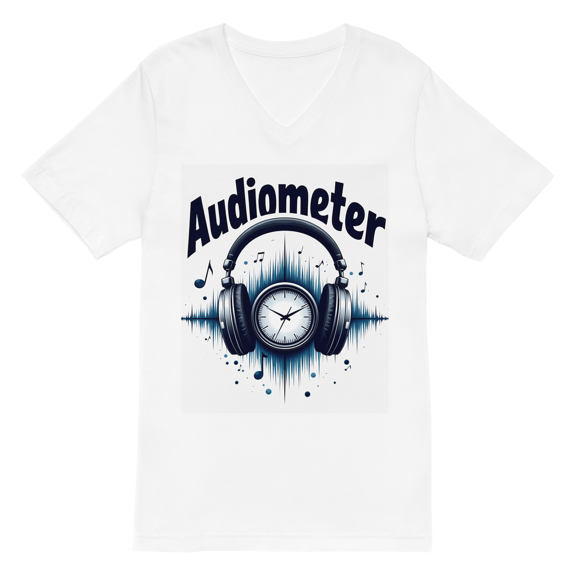 Soundwave Symphony Audiometer V-Neck Tee product image (2)