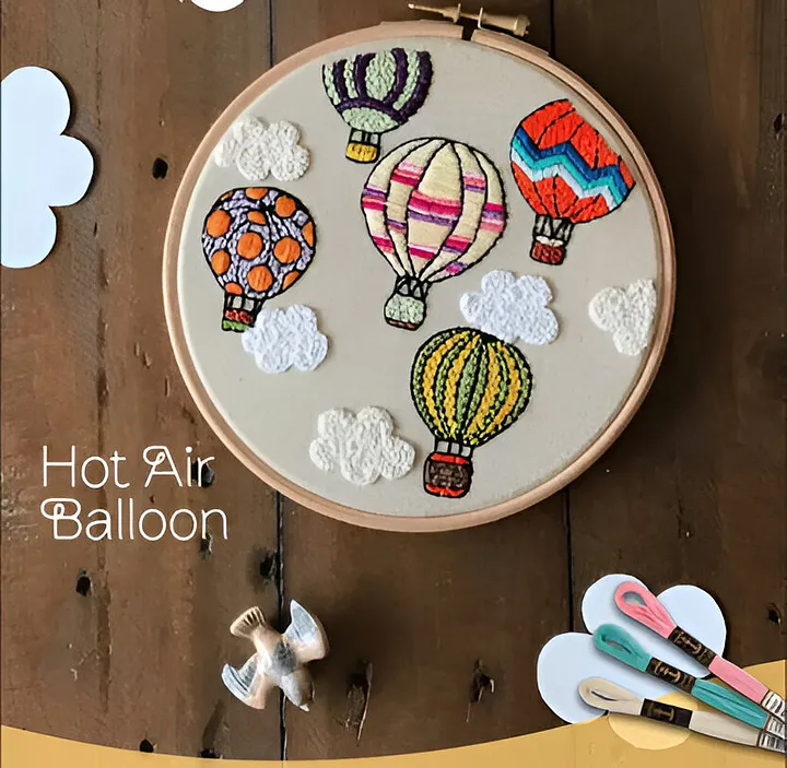 Anchor Hot Air Balloon - ANC0003-08 - Downloadable PDF product image (1)