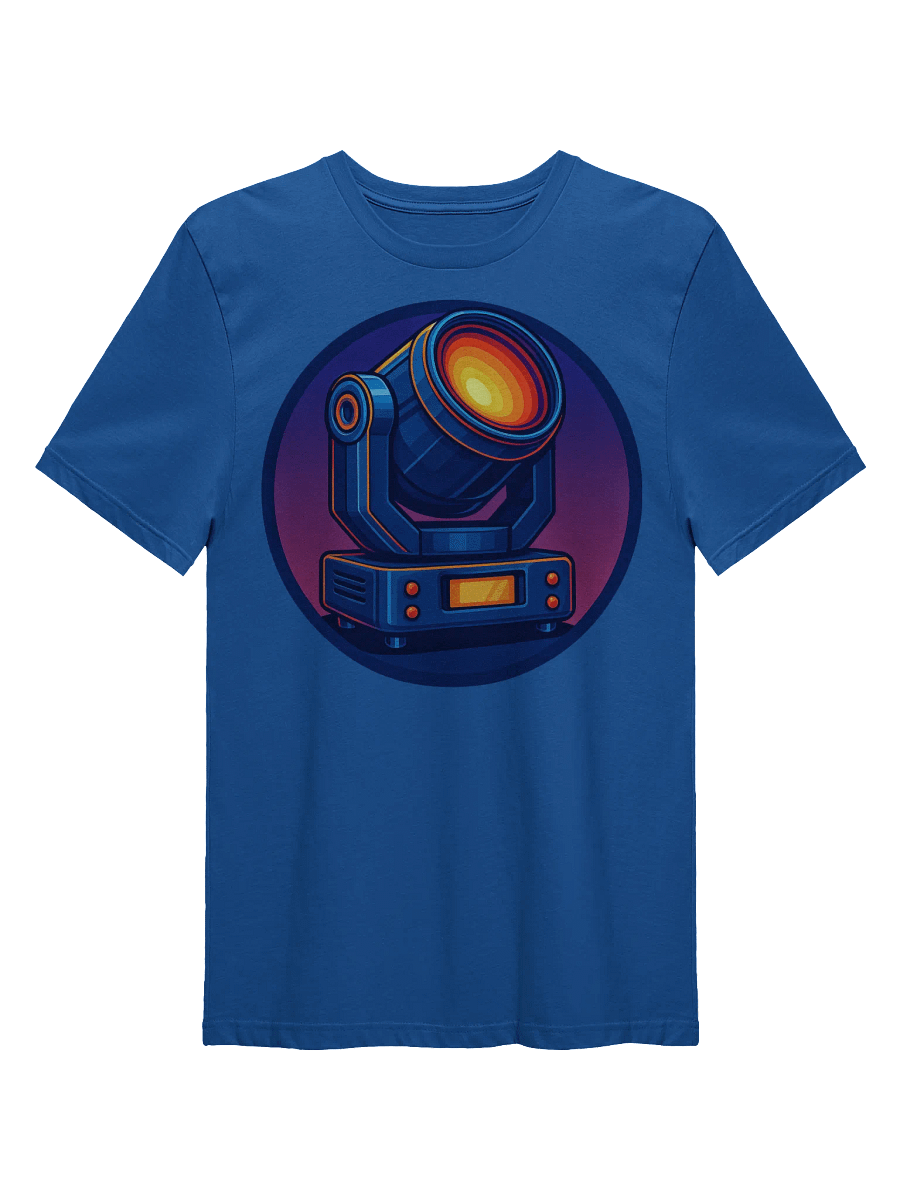 Theatrically Jerry: Colorful Mover Moving Head Light Blue T-Shirt product image (1)