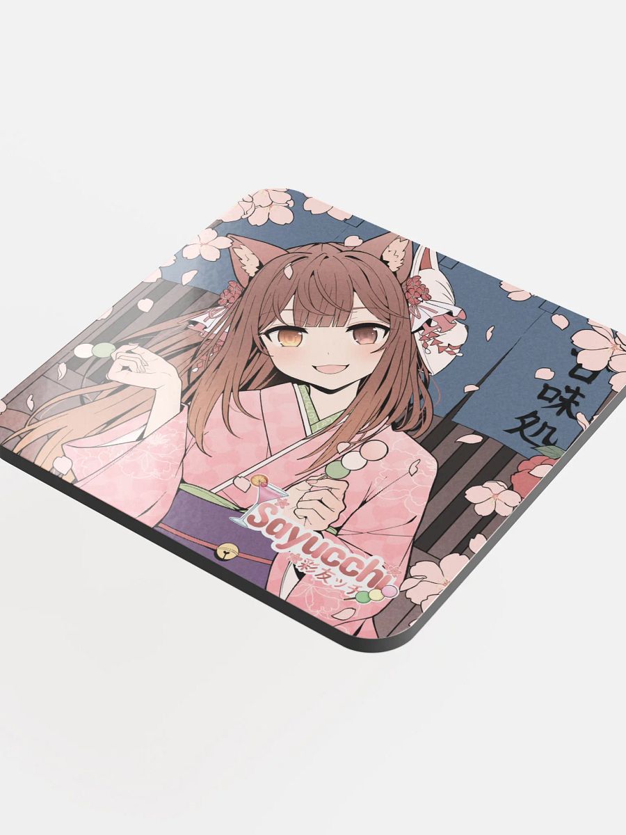 Glossy coaster | Dango Delights & New Year Blessings product image (1)