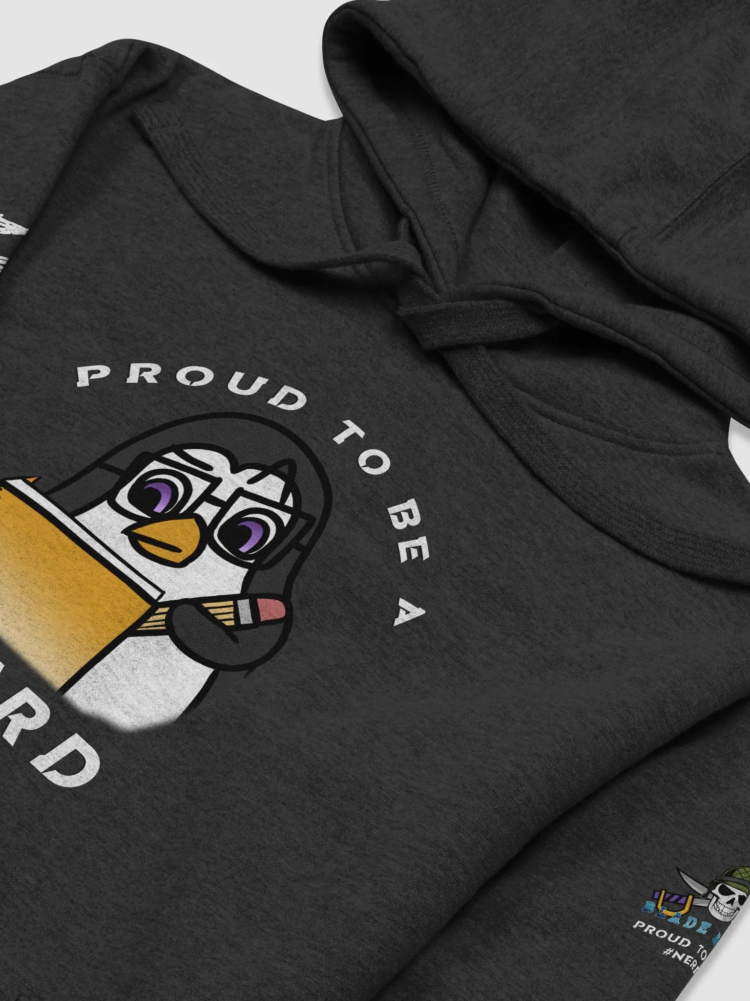 Blade Army Hoodie With Penguin Proud to be a Nerd product image (3)