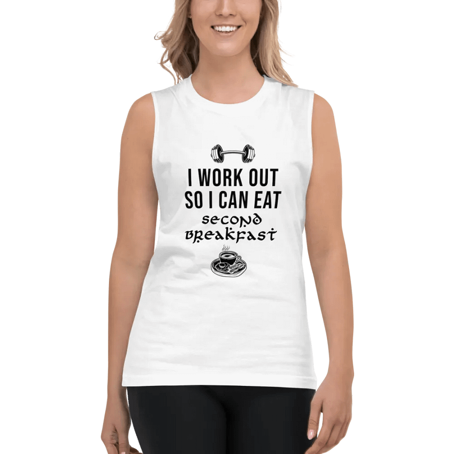 Premium Training Tank - I work out so I can eat second breakfast product image (7)