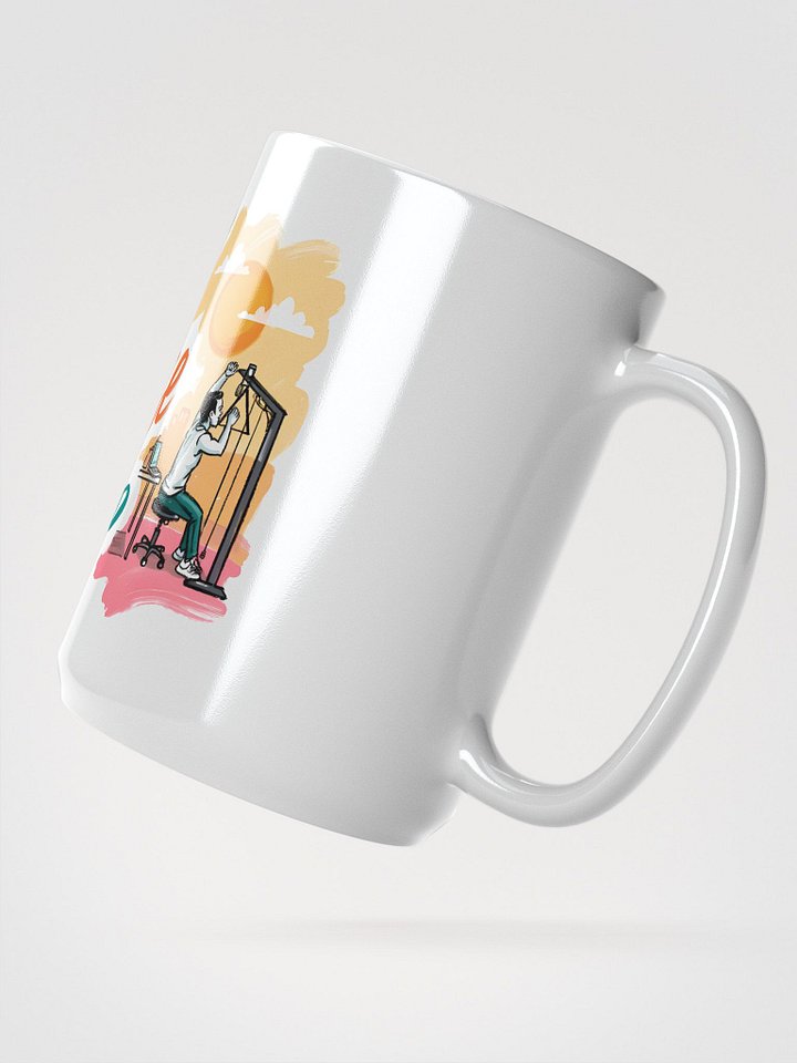 Sunrise Fitness Motivation | Wake-Up Workout Art Glossy Mug product image (2)