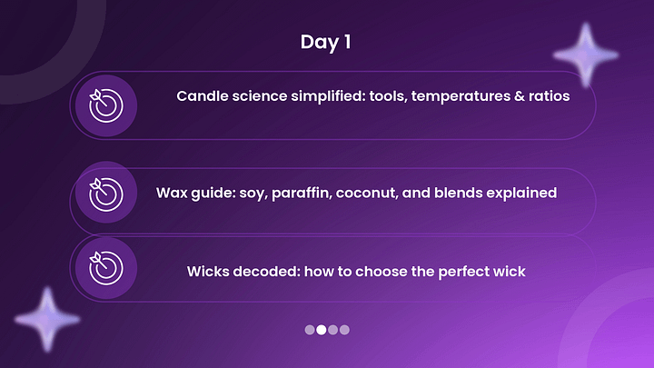 Candle Workshop 5 Days product image (2)