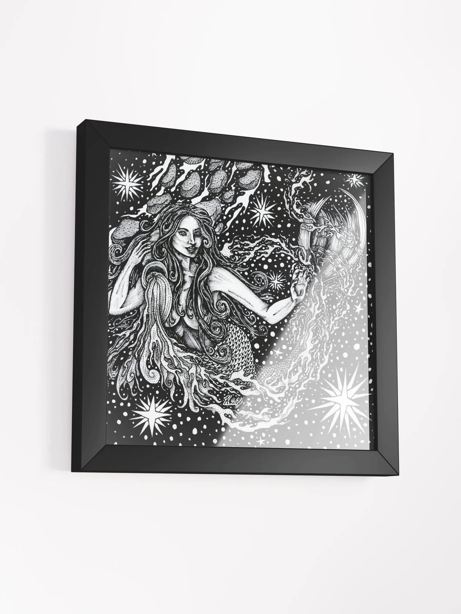 Aquarius Zodiac Framed Matte Poster product image (11)