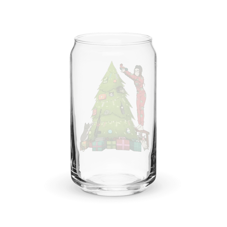 Christmas Edition Can shaped glass product image (8)