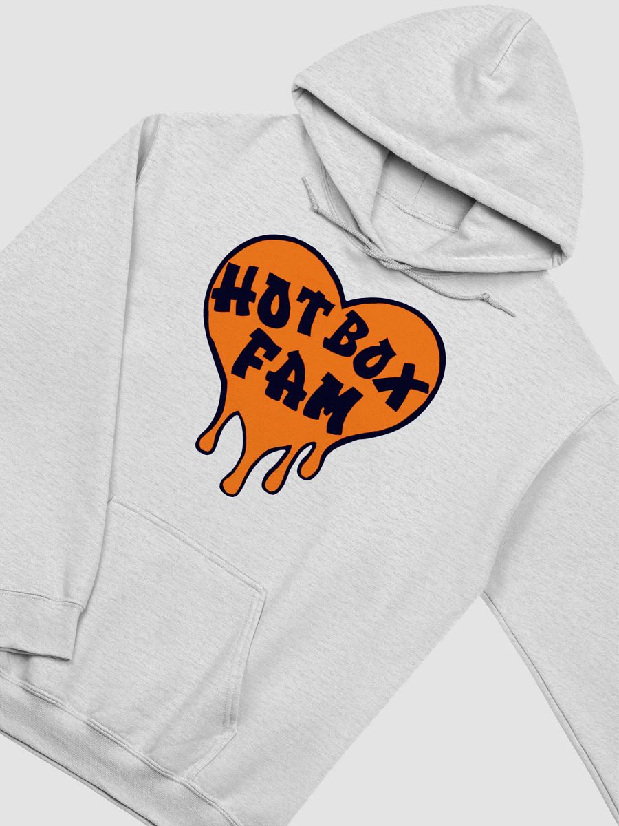 UNISEX HOT BOX FAM ORANGE LOGO HOODIE product image (27)