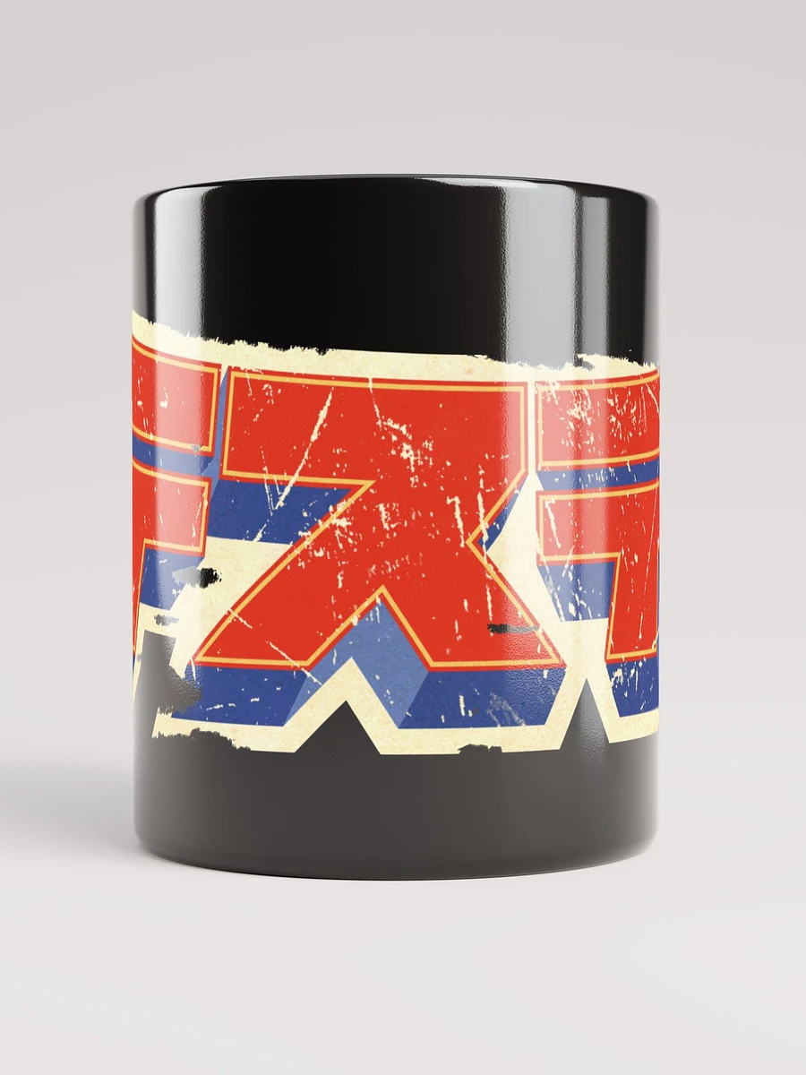 Tested Weathered Anime Logo Black Coffee Cup (Full-Wrap) product image (2)