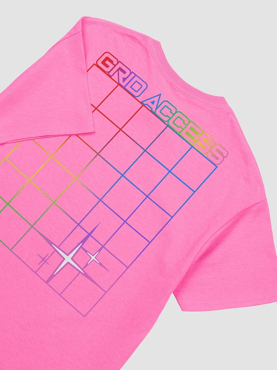 Pink Grid Access T-shirt product image (1)