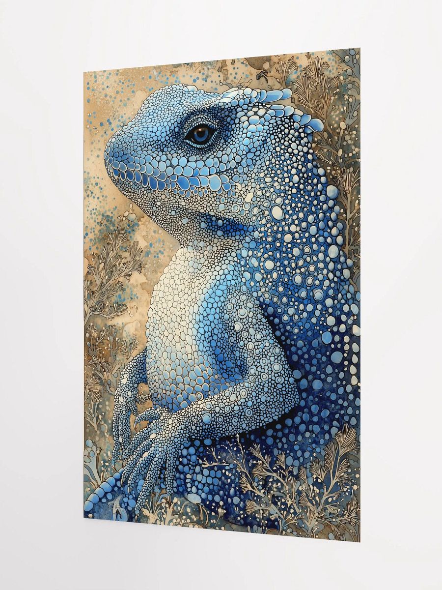 Mystical Lizard: Enchanted Forest Creature Art Print product image (3)