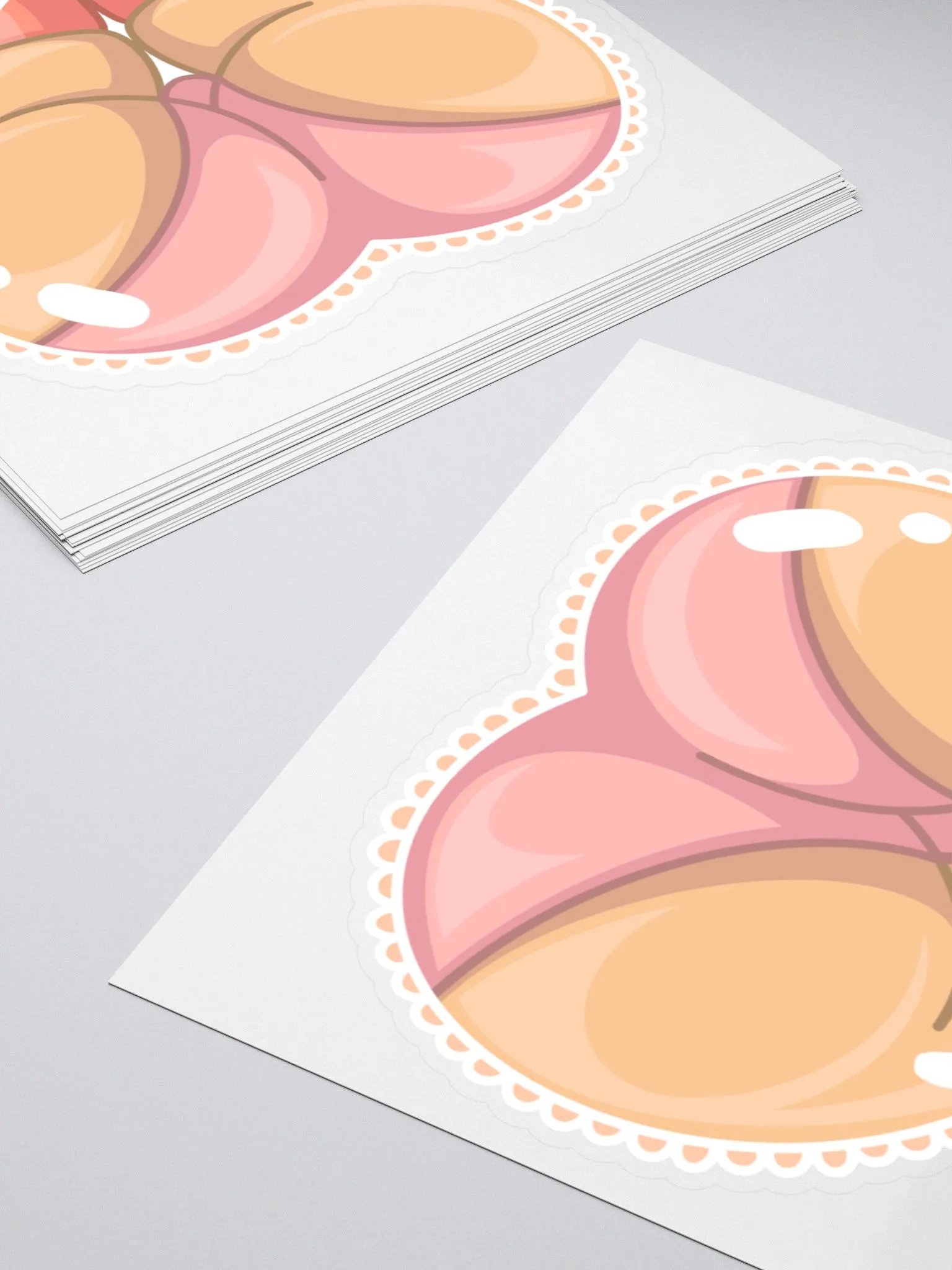 Pink Heart Booty Sticker product image (11)
