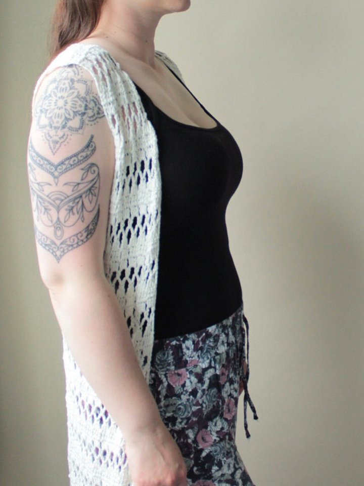 Crochet Boho Beach Vest For Summer PDF Pattern eBook product image (2)