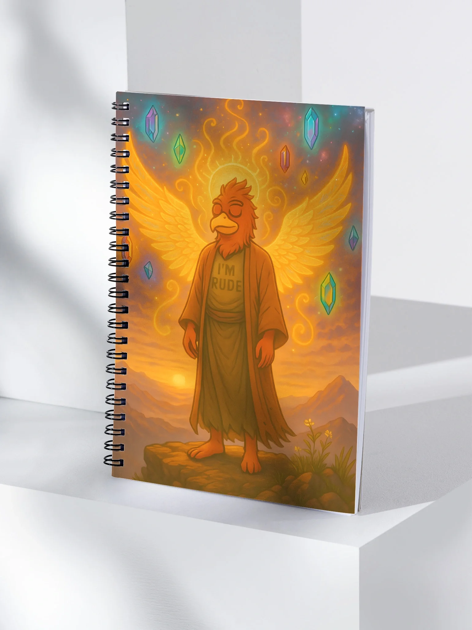 Evolved Phoenix Spiral Notebook product image (4)