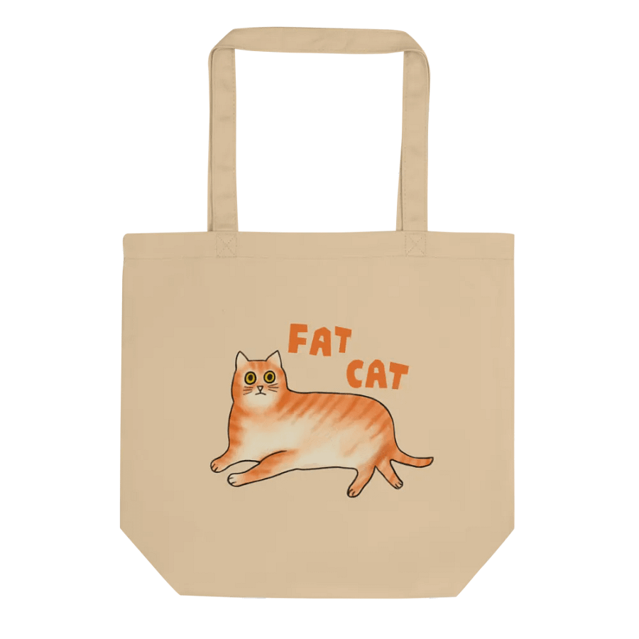 Fat Cat - Eco Friendly Tote Bag product image (4)